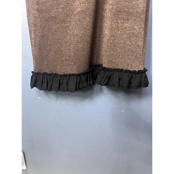 CK Heaven Dress Women's Size Small Ruffle Preppy Long Sleeve Warm Contrasting - Picture 4 of 9